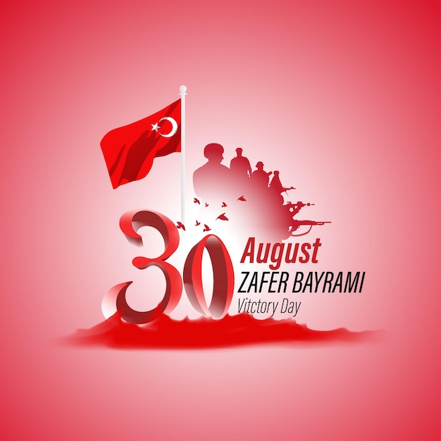 Vectorillustratie voor turkije victory day