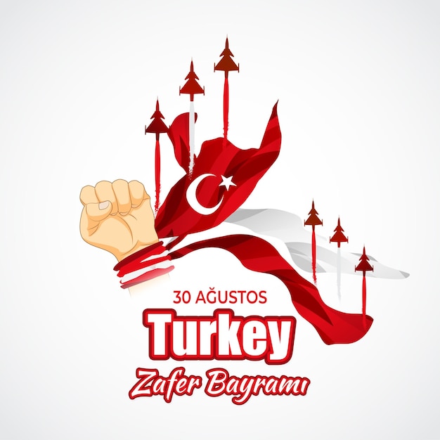 Vectorillustratie voor Turkije Victory Day