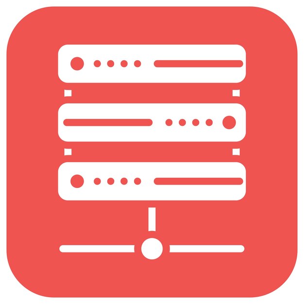 Vectorillustratie voor webhosting