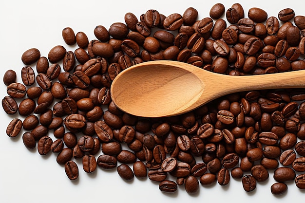 vectorillustratie warme koffie en bonen