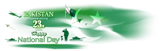 Vectorillustratieconcept de dagbanner van Pakistan