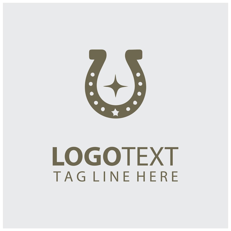 Vectorillustraties van het hoefijzerlogo
