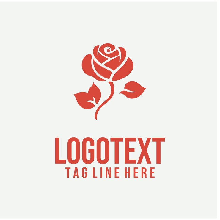 Vectorillustraties van het logo van Rose Lady