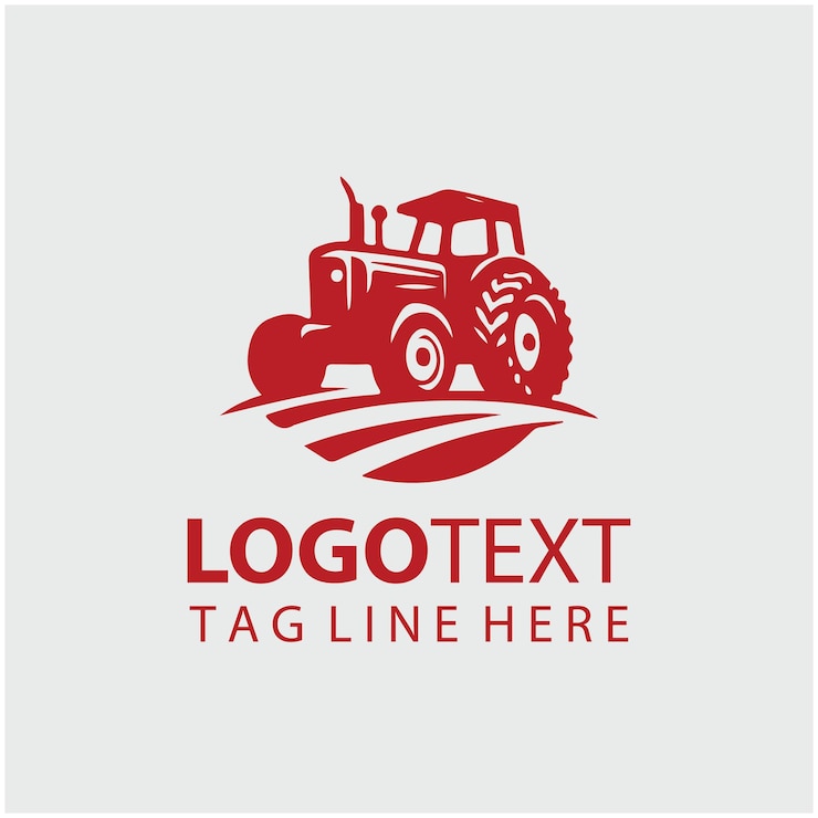 Vectorillustraties van het tractorlogo