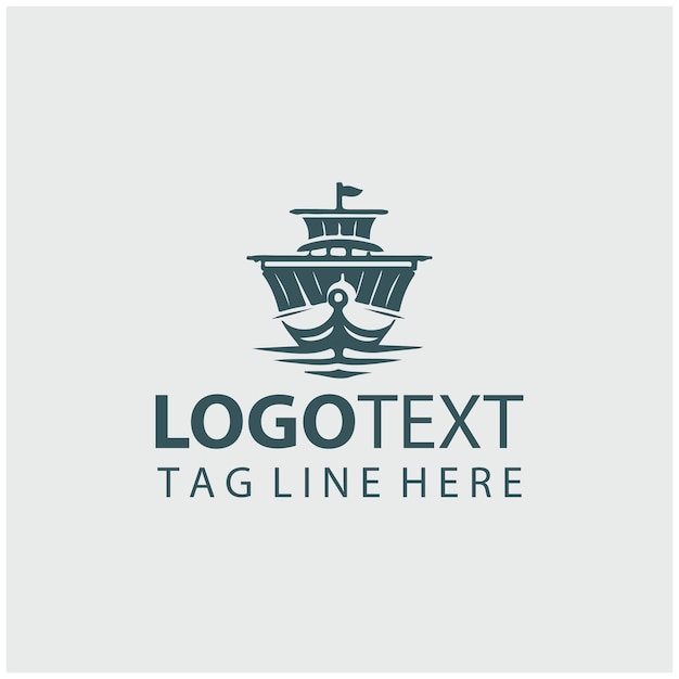 Vectorillustraties van het Viking-scheepslogo