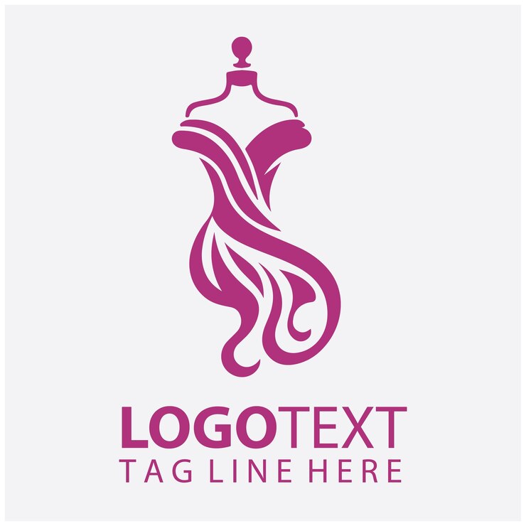 Vectorillustraties van kledingmodelogo's