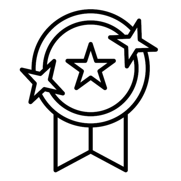 Vectorillustratiestijl van de badge