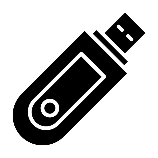 Vectorillustratiestijl van de flashdisk