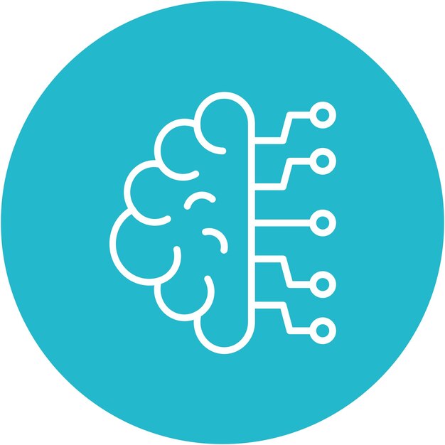 Vectorillustratiestijl van kunstmatige intelligentie