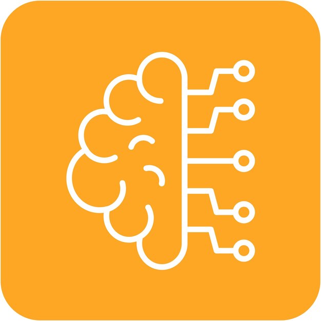 Vectorillustratiestijl van kunstmatige intelligentie