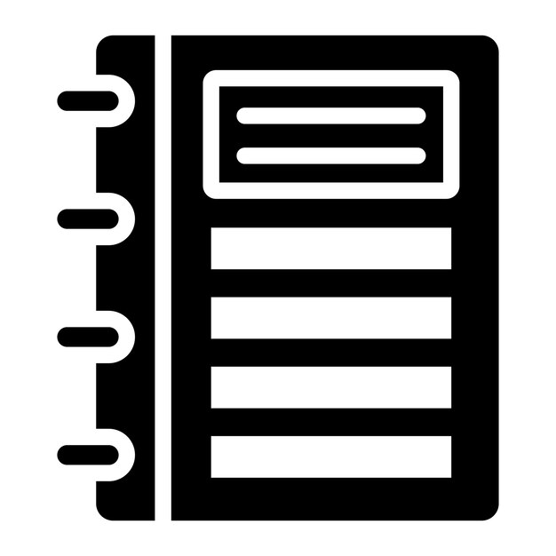 Vectorillustratiestijl voor de notebook