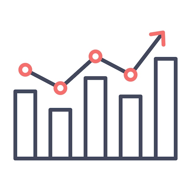 Vectorillustratiestijl voor statistieken