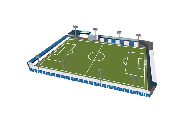 Vector vectoriseren van het stadion 2