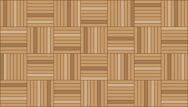 ベクトル化された背景、木製パネルの外観、寄木細工の床。素朴なブラウントーン