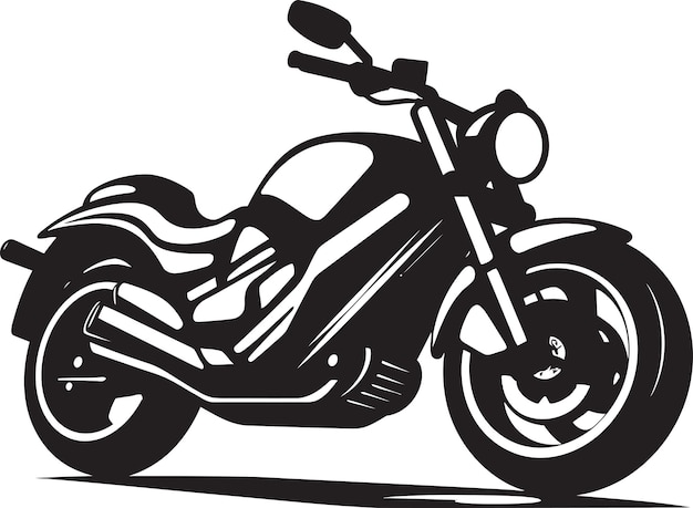 Vectorized beauty motorbike illustrations