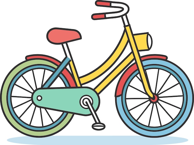 Векторные велосипедные приключения Основные элементы городской пейзаж с велосипедными маршрутами Вектор