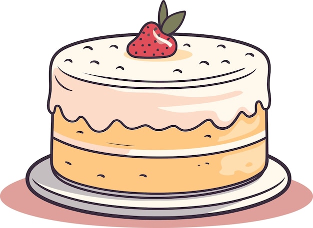 Vectorized cake wonders unveiled whimsical cake vector dreams