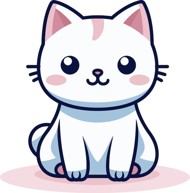 Vector vectorized cuteness xix more adorable cat artistry illustrated paws xix more expresse cat vectors