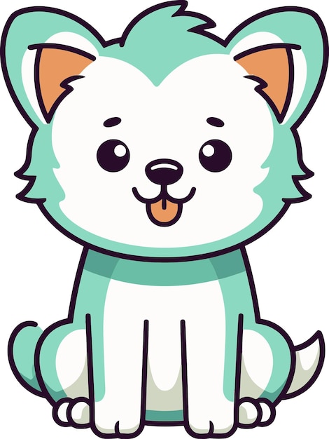 Vector vectorized furballs dog illustration paws and pixels illustrated dogs