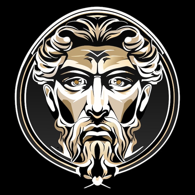 벡터 ⁇ 터화 된 그리스 역사 인물 들