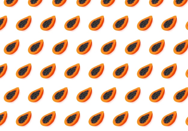 Vector vectorized papaya background