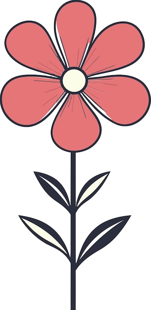 Vector vectorized petal dreamswhimsical floral medleys