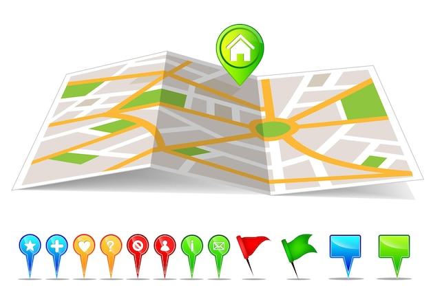 Vectorkaartontwerp