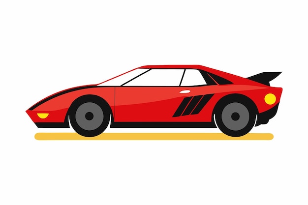 Vectorkunstillustratie van sportwagens