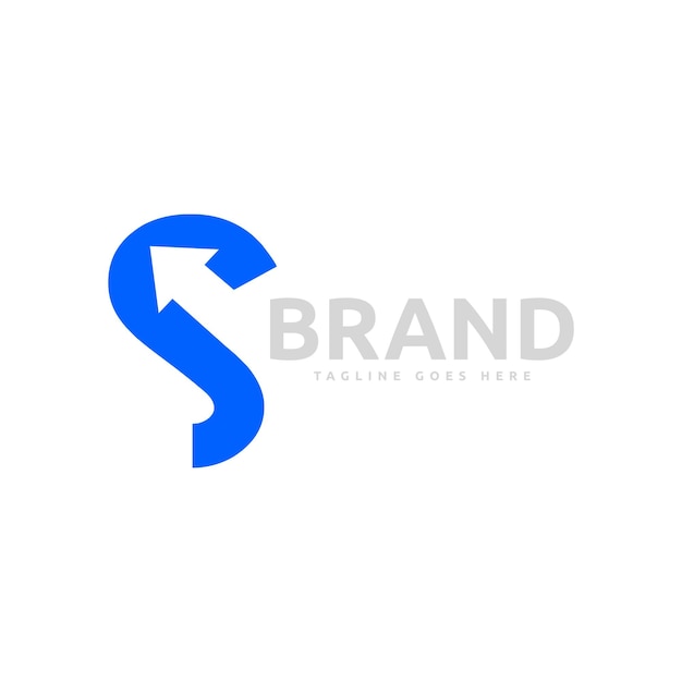 Vectorletter S-logo met moderne en unieke marketingconcept premium vector