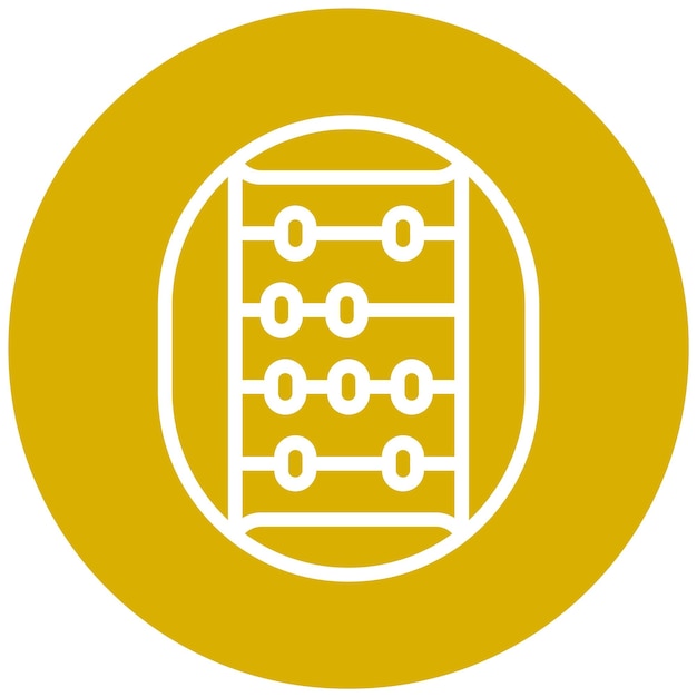 Vectorontwerp Abacus Icon Style