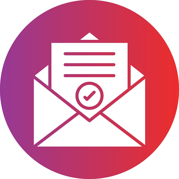 Vectorontwerp Absentee Voting Icon Style