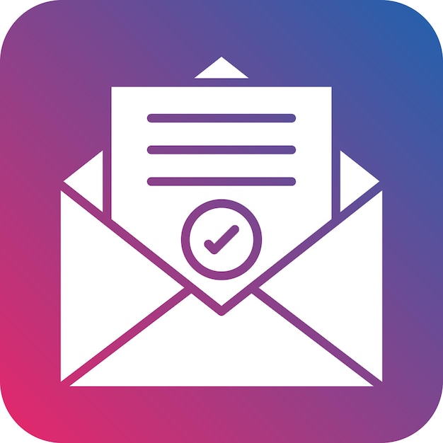 Vectorontwerp Absentee Voting Icon Style