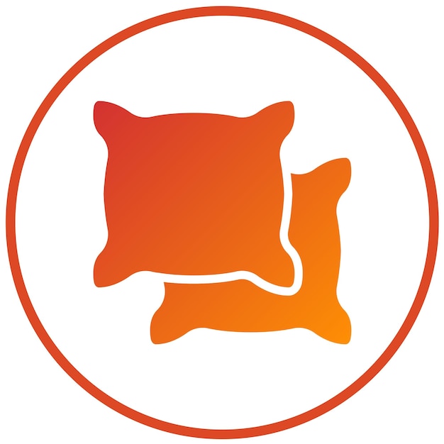 Vectorontwerp Abstract Pillow Icon Style