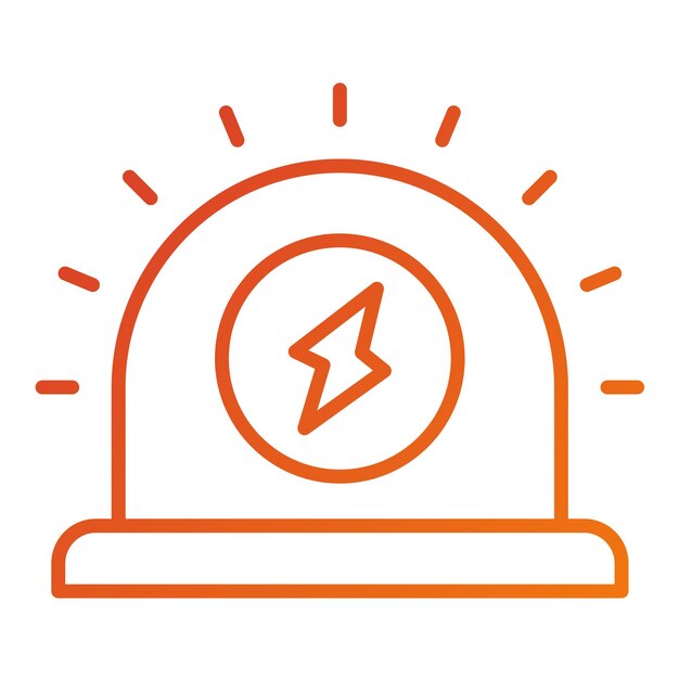 Vectorontwerp achtergrondverlichting Icon Style