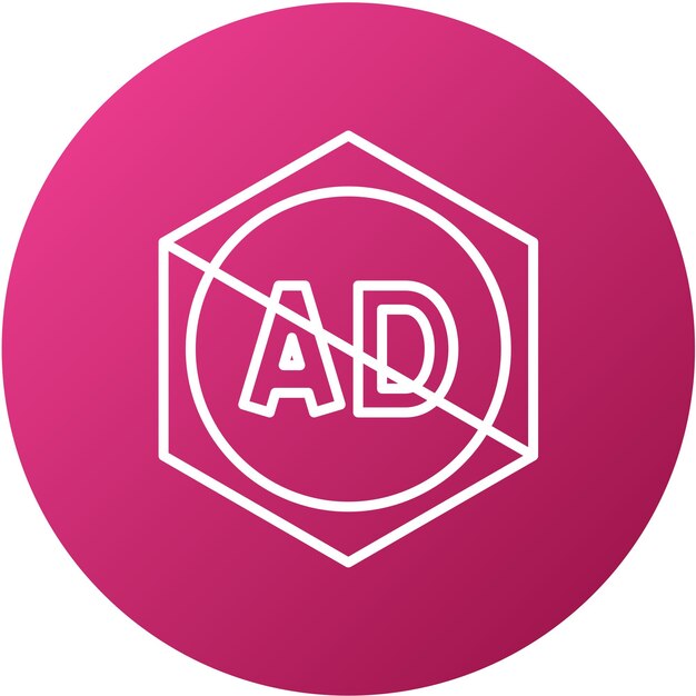 Vectorontwerp Ad Extension Icon Style