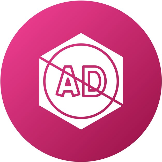 Vectorontwerp Ad Extension Icon Style