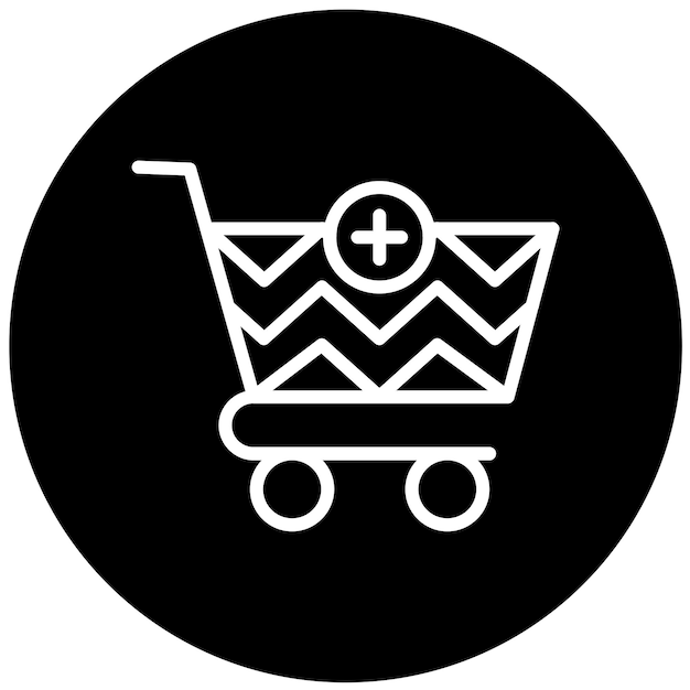 Vectorontwerp AddtoCart Icon Style