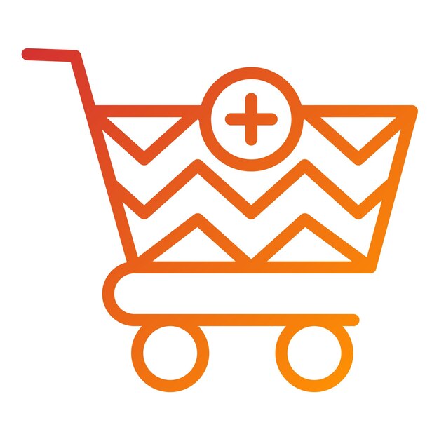 Vectorontwerp AddtoCart Icon Style