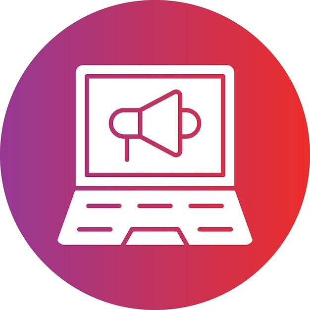 Vectorontwerp Advertentie Icon Stijl