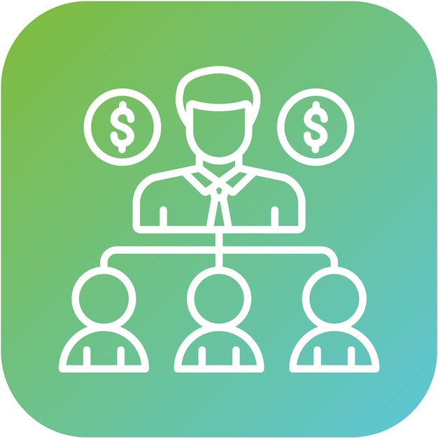 Vectorontwerp Affiliate Icon Style