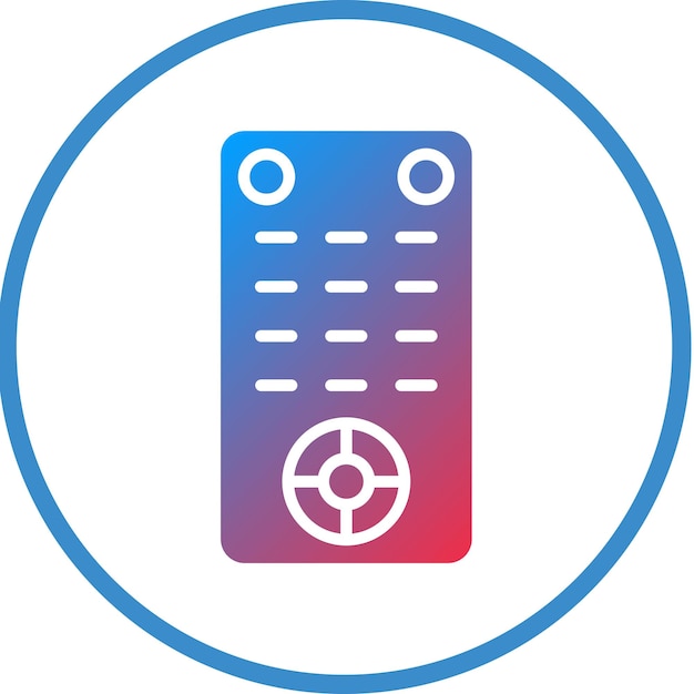 Vectorontwerp afstandsbediening Icon Style