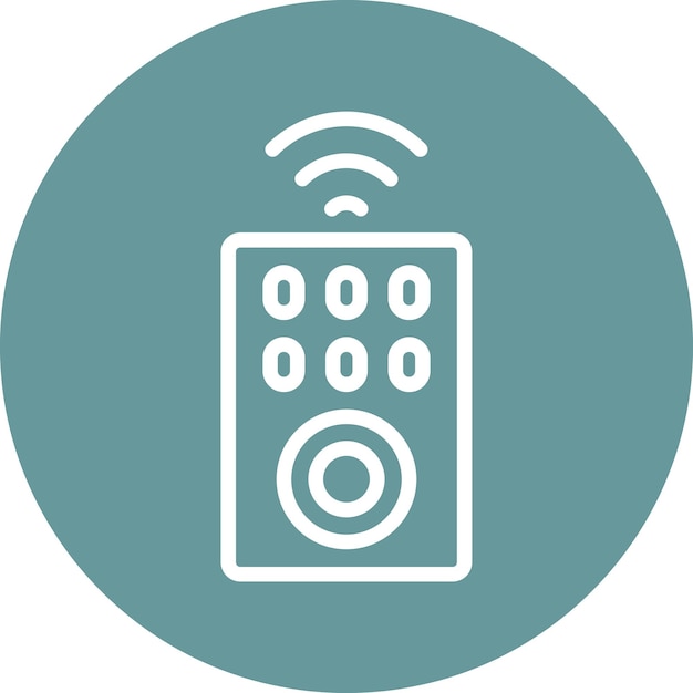 Vectorontwerp afstandsbediening Icon Style
