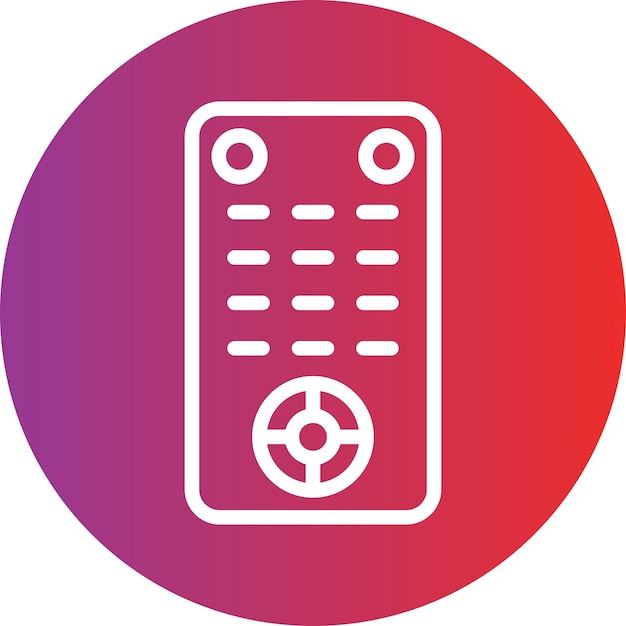 Vectorontwerp afstandsbediening Icon Style