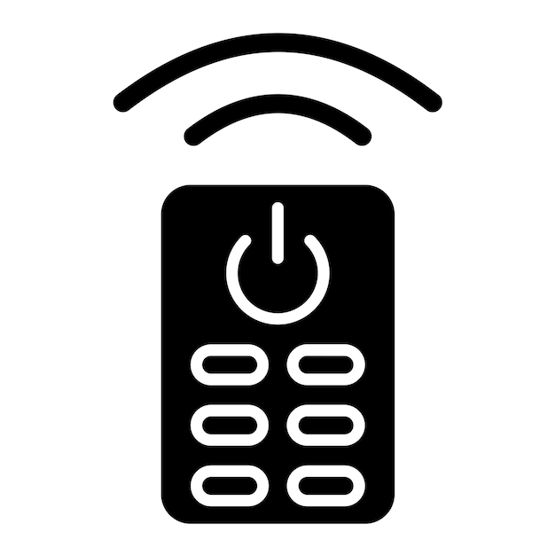 Vectorontwerp afstandsbediening Icon Style