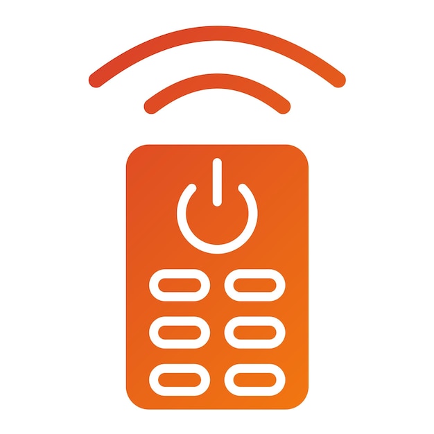 Vectorontwerp afstandsbediening Icon Style