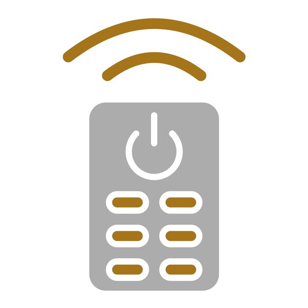 Vectorontwerp afstandsbediening Icon Style