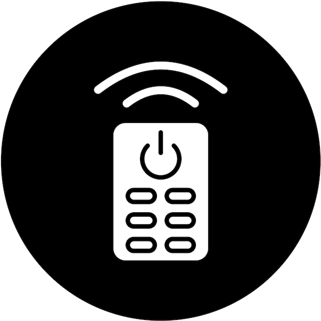 Vectorontwerp afstandsbediening Icon Style