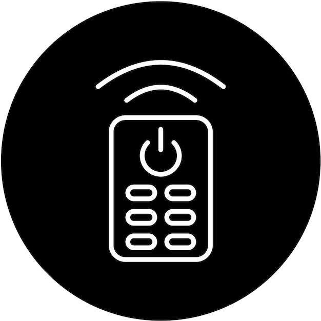 Vectorontwerp afstandsbediening Icon Style