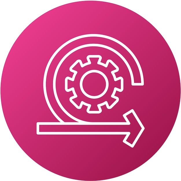 Vector vectorontwerp agile ontwikkeling icon style