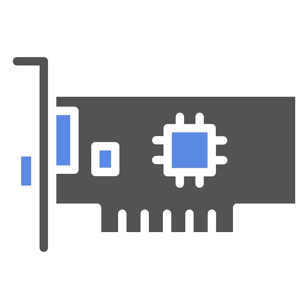 Vectorontwerp AGP Slot Icon Stijl